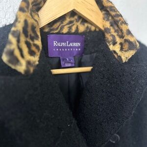 Ralph Lauren Purple Collection bouclé double-breasted blazer jacket (80’s)